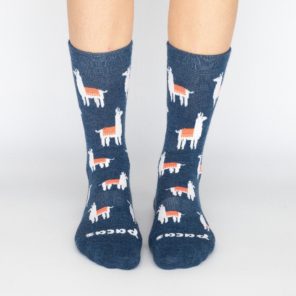 Pacas Womens Heavy Crew Sock Medium/Large